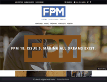 Tablet Screenshot of flypapermagazine.com